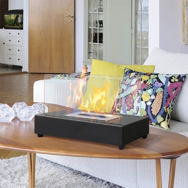 rectangle ethanol fireplace