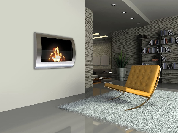 wal mount bioethanol fireplace